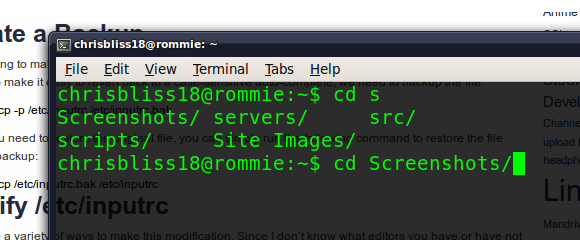 Case-Insensitive Tabbing in Ubuntu Terminal