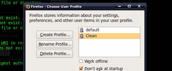 Multiple Firefox Profiles in Ubuntu